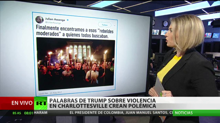 Palabras de Trump sobre violencia en Charlottesville crean polémica 
