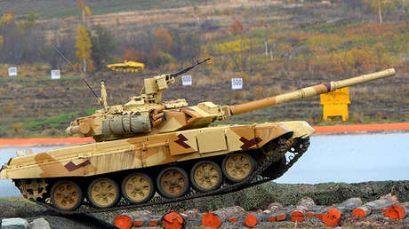 FOTO: El Ejército sirio usa en combate el arma cegadora del tanque T-90