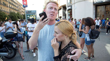 Pánico y caos en Barcelona tras un atentado mortal (FUERTES IMÁGENES)