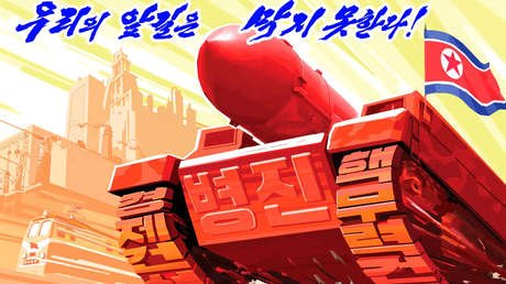 Corea del Norte 'destruye' con sus misiles el Capitolio y todo EE.UU. en una serie de carteles