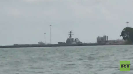 VIDEO: La Armada de EE.UU. precisa el daño sufrido por su destructor tras chocar con un petrolero