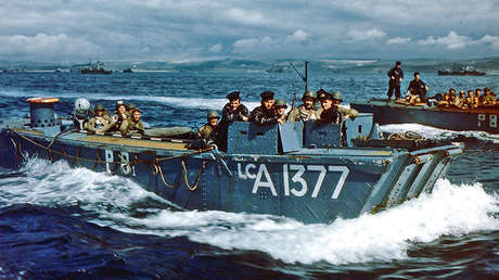 El desembarco de Normandía 'a todo color': Revelan fotos inéditas de la Segunda Guerra Mundial