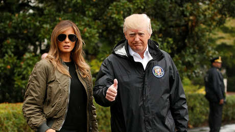 La Red entra en 'shock' por la forma en que Melania Trump se vistió para ir a Texas (FOTOS, VIDEO)