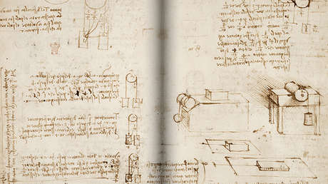 Un manuscrito digitalizado de Leonardo Da Vinci está disponible gratuitamente en Internet