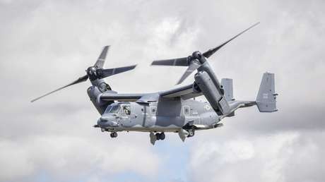 VIDEO: Un convertiplano estadounidense realiza un aterrizaje de emergencia en Japón