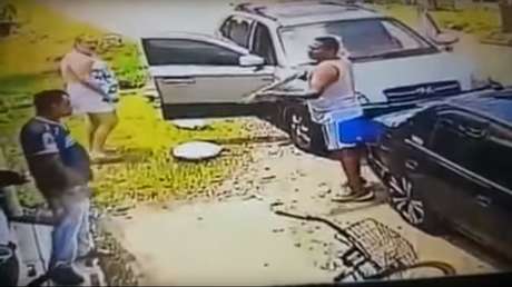FUERTE VIDEO: Dispara a sangre fría al panadero por venderle un pan 'viejo'
