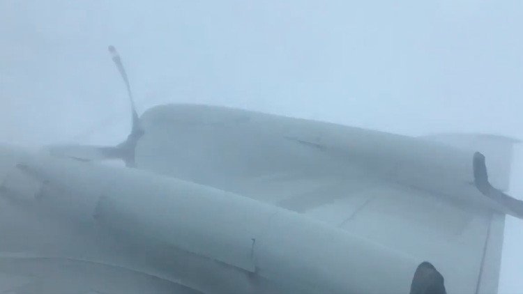 VIDEO: Un avión se adentra en el ojo del huracán Irma en medio de ráfagas de 320 km/h