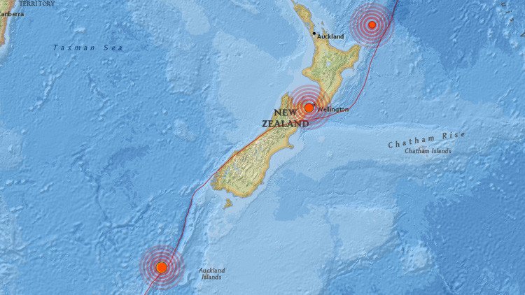 Nueva Zelanda tiembla por un sismo de magnitud 6,1 tras el devastador temblor de México