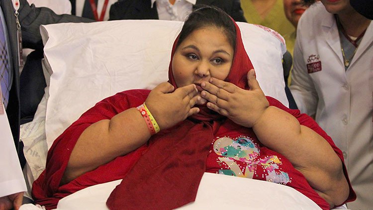 Muere 'la mujer más pesada del mundo' (FOTOS)