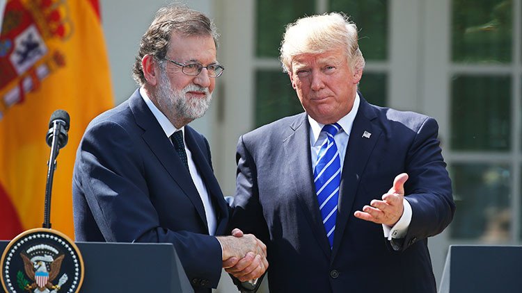 "El señor Madero": Rajoy le cambia el apellido a Maduro en una rueda de prensa con Trump (VIDEO)