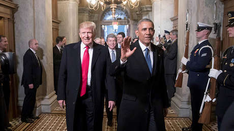 Esto es lo que Obama escribió a Trump en una carta el día de su investidura