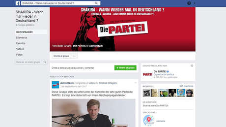 Alemania: 'Trolean' con Shakira a centenares de simpatizantes de un partido ultraderechista