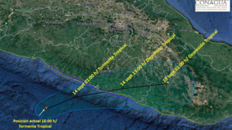 Y ahora viene Max: nueva tormenta tropical se forma frente a las costas de México