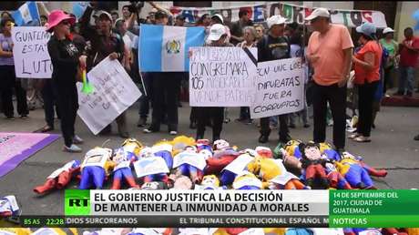 Guatemala: El Gobierno justifica la decisión de mantener la inmunidad a Morales