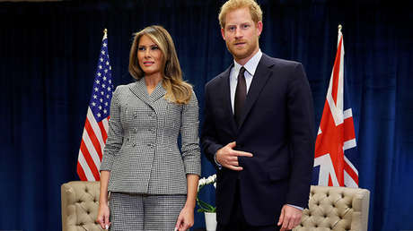 ¿Illuminati real?: Enrique de Gales hace una señal 'endiablada' en su encuentro con Melania Trump