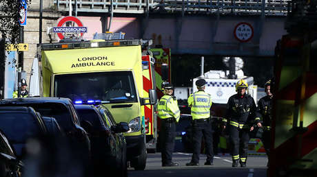 Reportan una explosión en el metro de Londres