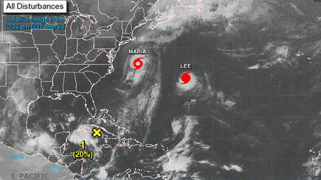 "Supertormenta": Dos huracanes amenazan con fundirse y sembrar el caos en el Reino Unido