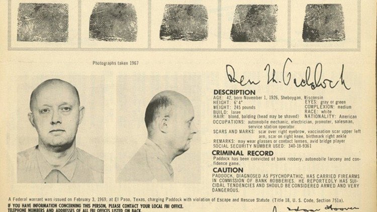 El tirador de Las Vegas era hijo de uno de los delincuentes más buscados de EE.UU.