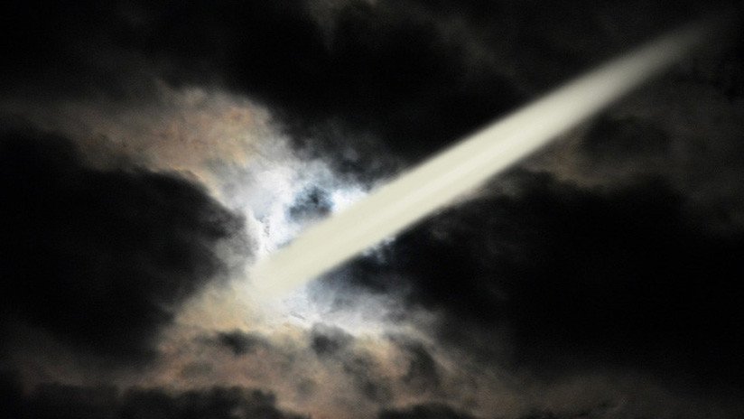 Registran una bola de fuego sobre China