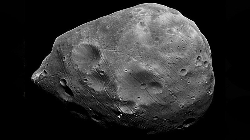 La NASA muestra imágenes únicas del satélite marciano Fobos