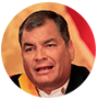Rafael Correa, expresidente de Ecuador