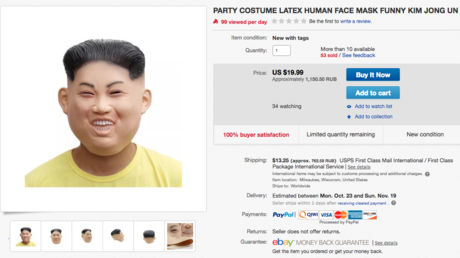 Kim Jong-un será la estrella de este Halloween: máscaras del líder norcoreano desbordan eBay