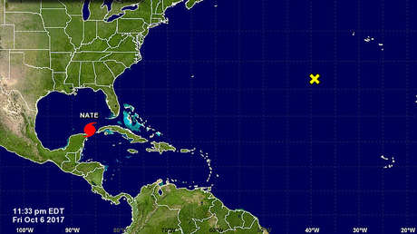 La tormenta Nate se convierte en huracán