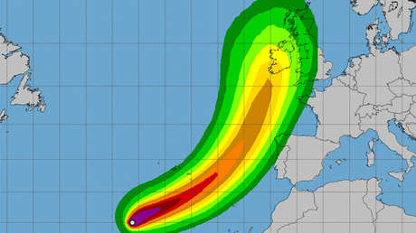 La tormenta tropical Ophelia se convierte en huracán y amenaza Portugal