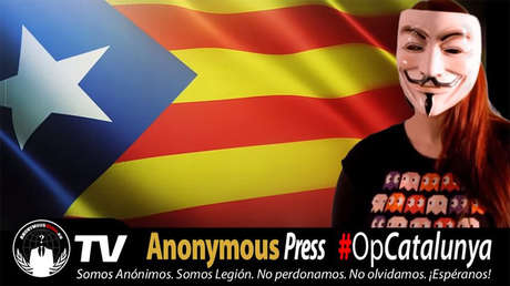 Anonymous bloquea el sitio del Tribunal Constitucional "en defensa de una Cataluña libre" (VIDEO)
