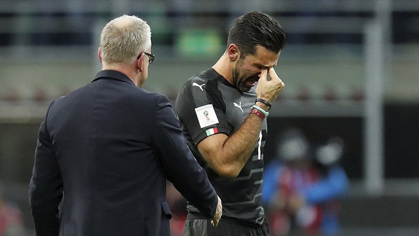 VIDEO: Las lágrimas de Gianluigi Buffon luego de que Italia se quedara afuera del Mundial 2018