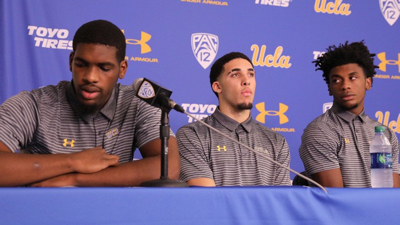 Tres baloncestistas de EE.UU. detenidos en China dan las gracias a Trump… porque él se lo pidió