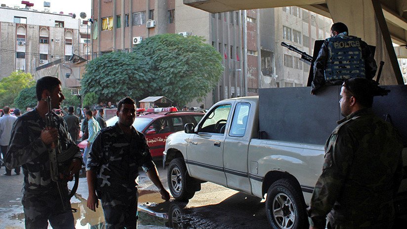 Un ataque terrorista en el centro de Damasco