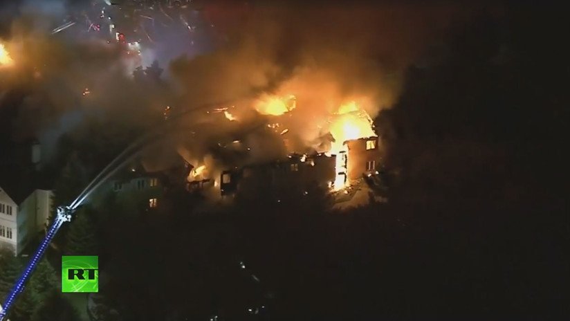 VIDEO: Voraz incendio en un geriátrico en Pensilvania