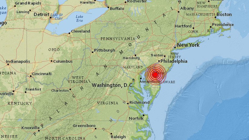 EE.UU: Un fuerte sismo de magnitud 4,4 se siente desde Nueva York a Baltimore