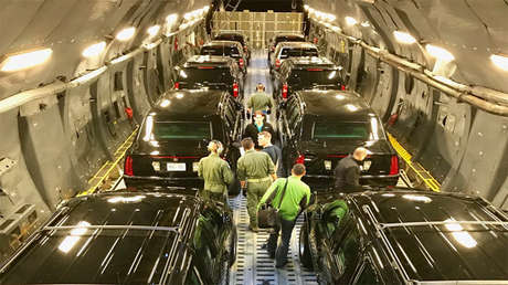 Todos los coches del presidente: El Servicio Secreto de EE.UU. revela cómo transportan los vehículos