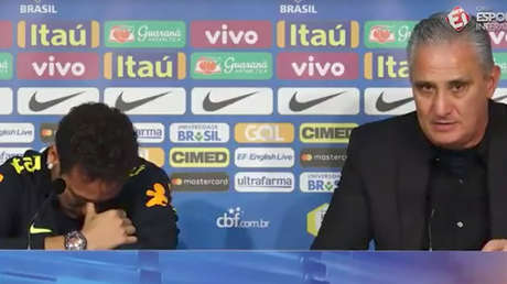 VIDEO: Neymar estalla en lágrimas durante una conferencia de prensa
