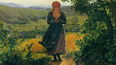 Hallan un 'iPhone' en un cuadro del siglo XIX