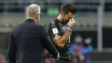 VIDEO: Las lágrimas de Gianluigi Buffon luego de que Italia se quedara afuera del Mundial 2018