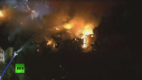 VIDEO: Voraz incendio en un geriátrico en Pensilvania