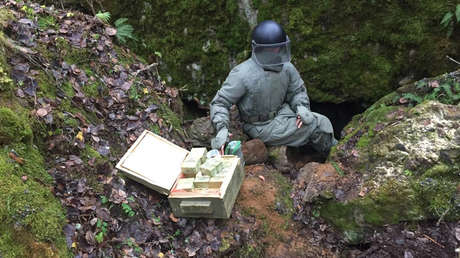 VIDEO: Zapadores rusos destruyen municiones de la Primera Guerra Mundial