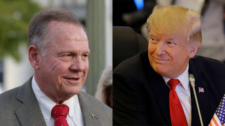 Trump apoya al candidato al Senado Roy Moore, acusado de acoso sexual a menores