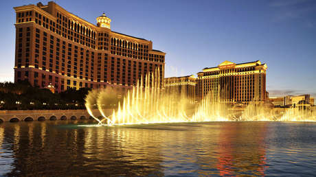 De película: Un atacante enmascarado atraca el casino Bellagio de Las Vegas (FOTO)