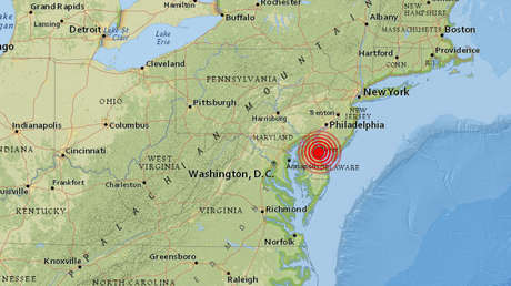 EE.UU: Un fuerte sismo de magnitud 4,4 se siente desde Nueva York a Baltimore