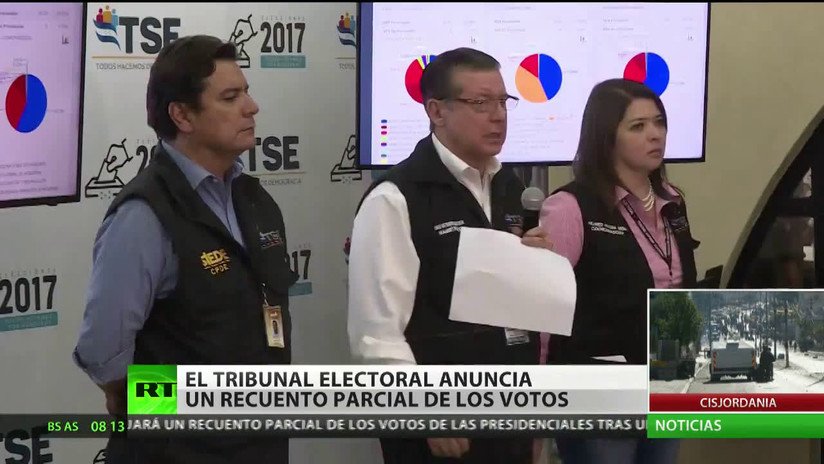 Honduras: El Tribunal Electoral anuncia un recuento parcial de votos de las elecciones