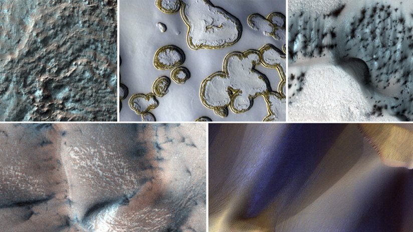 FOTOS: La nieve 'navideña' de Marte, en espléndidas imágenes de la NASA