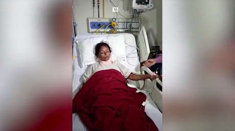 FUERTE VIDEO: Sobrevive con una barra de hierro que le entró por el pecho y le salió por el cuello