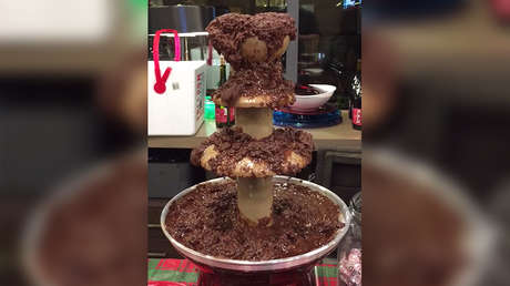 No es más que una fuente de chocolate estropeada ¡pero ha generado miles de reacciones! VIDEO VIRAL