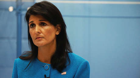 En el mundo de Nikki Haley existe un país llamado Binomo y Rusia interfiere en sus asuntos (AUDIO)