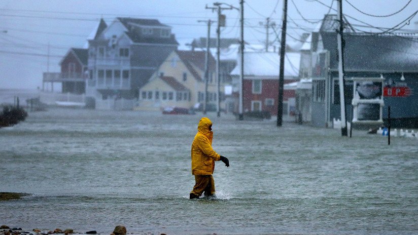 VIDEOS, FOTOS: Ciudades de la costa este de EE.UU. se hunden bajo agua helada llegada del mar