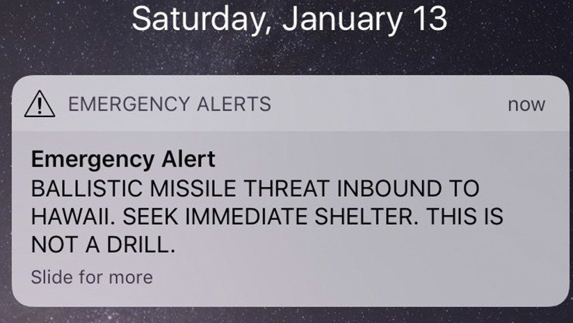 VIDEO: Colocan a los niños en desagües tras una falsa alerta de misil balístico en Hawái